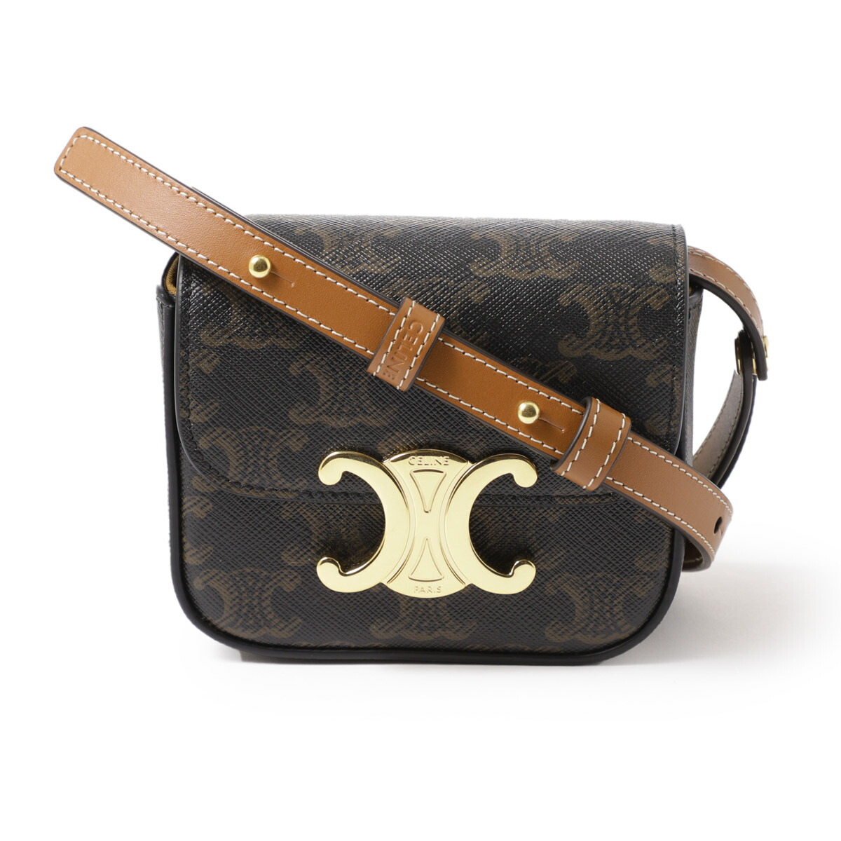 楽天市場】セリーヌ CELINE ショルダーバッグ ミニバッグ ブラウン