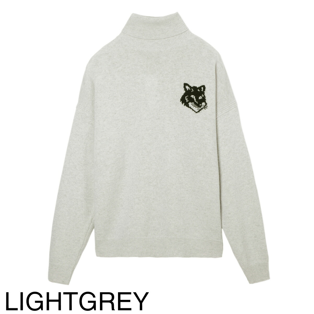 楽天市場】メゾンキツネ MAISON KITSUNE タートルネック ニット メンズ