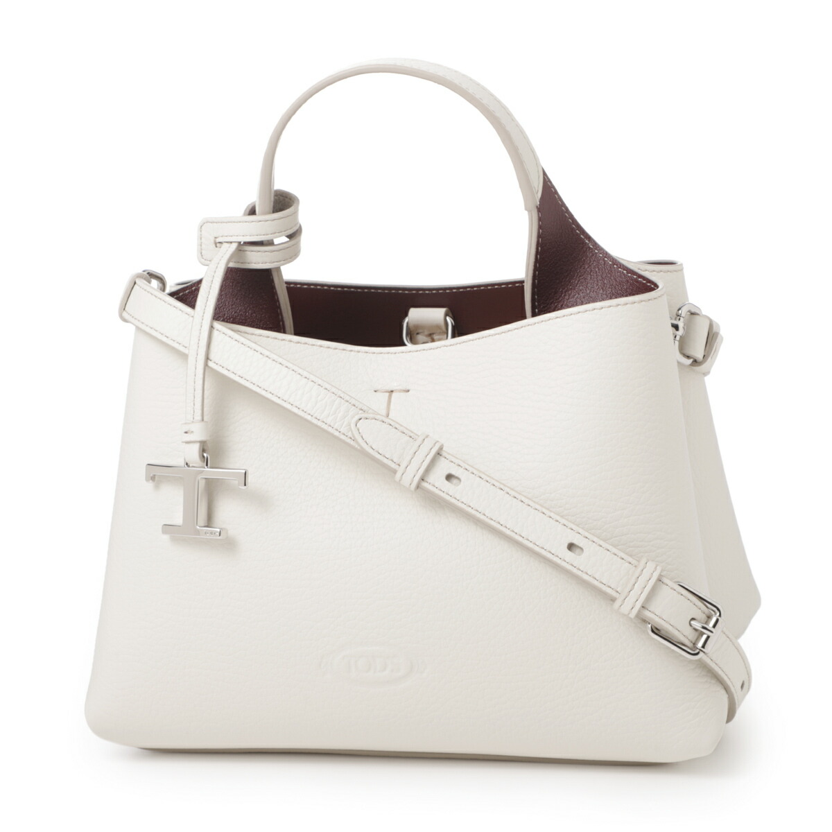 楽天市場】トッズ TODS ハンドバッグ 2WAY ショルダーバッグ ホワイト