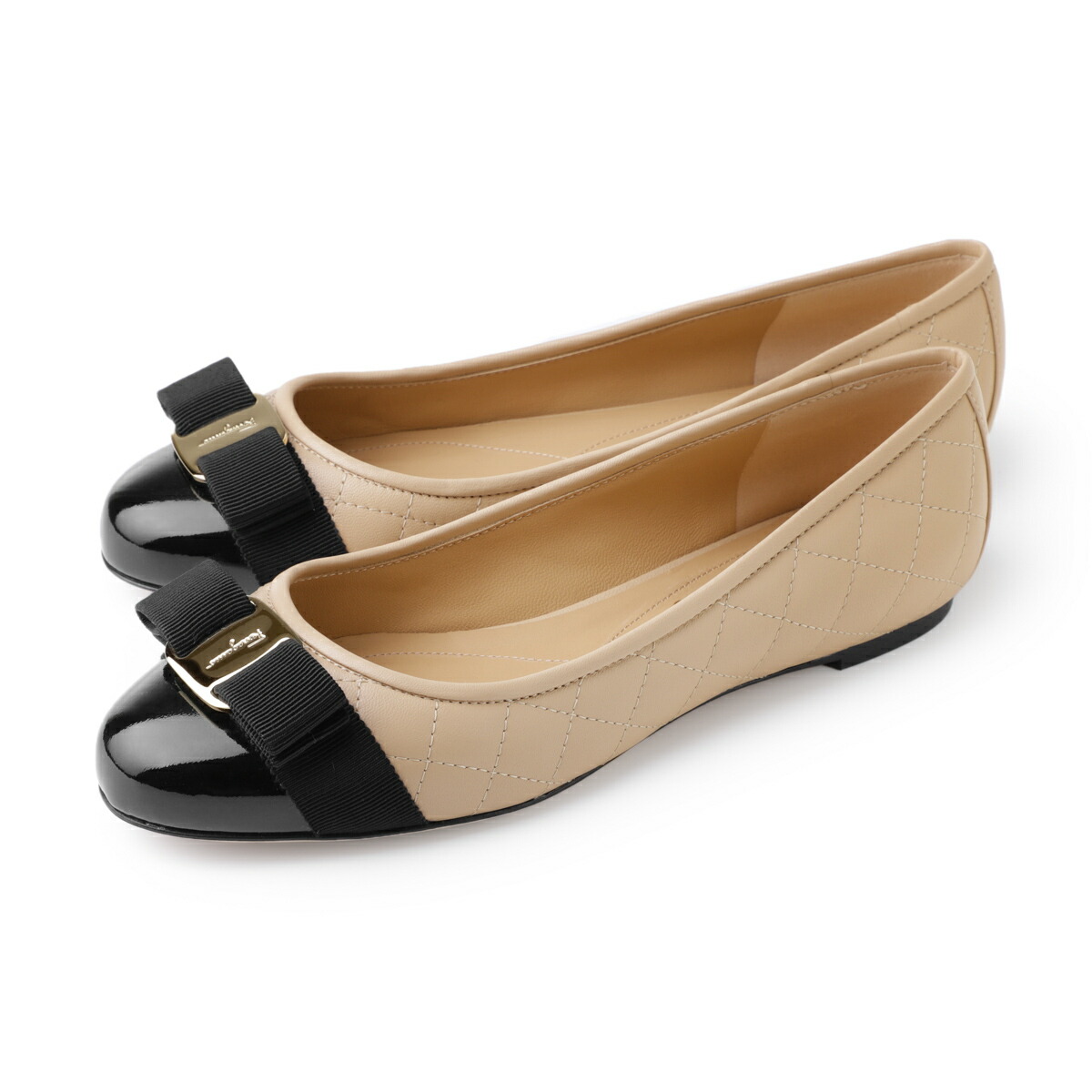 楽天市場】フェラガモ FERRAGAMO バレエシューズ フラットシューズ