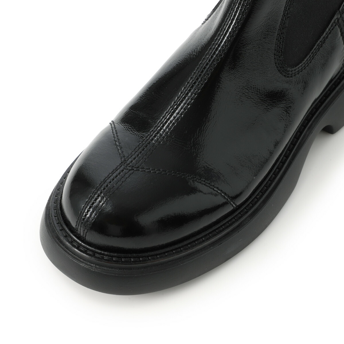 楽天市場】ガニー GANNI チェルシーブーツ ブラック レディース 大きい