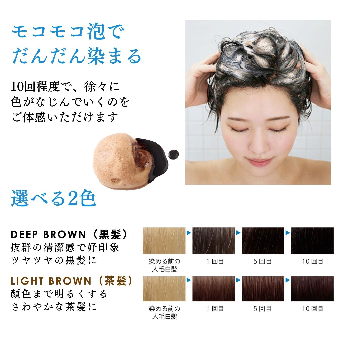 楽天市場】【公式】ミープラス 白髪染め シャンプー詰め替え用 300ml×3