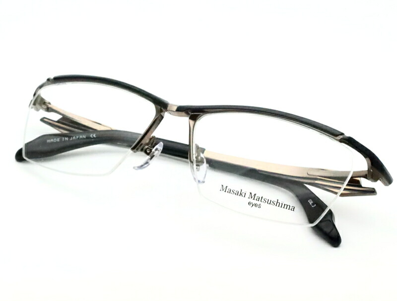 楽天市場】レンズつき マサキマツシマ メガネ MF-1307 3 ブラウン