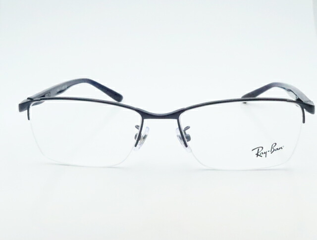 楽天市場】レンズつき レイバン メガネ RX6501D 3076 マットブルー 青