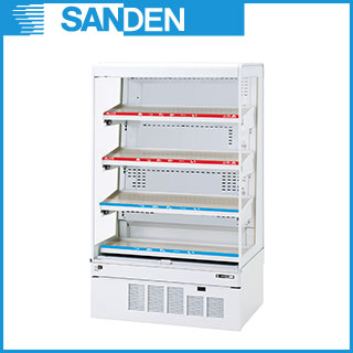 楽天市場】冷蔵ショーケース サンデン オープンタイプ RSG-H900FXB