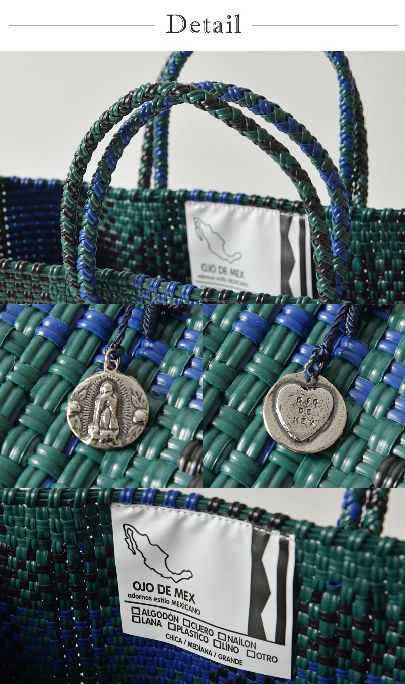 楽天市場】【OJO DE MEX オホ デ メックス】Plastico CAGO Tote