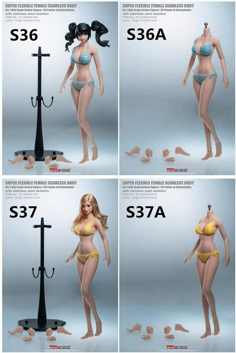 楽天市場】【TBLeague】 1/6スケール 超柔軟性シームレス女性素体