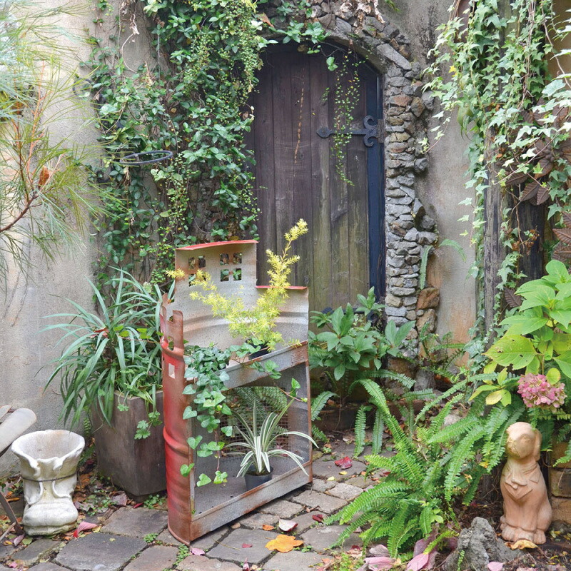 楽天市場】プランター ドラム缶プランター L レッド 2段 アンティーク