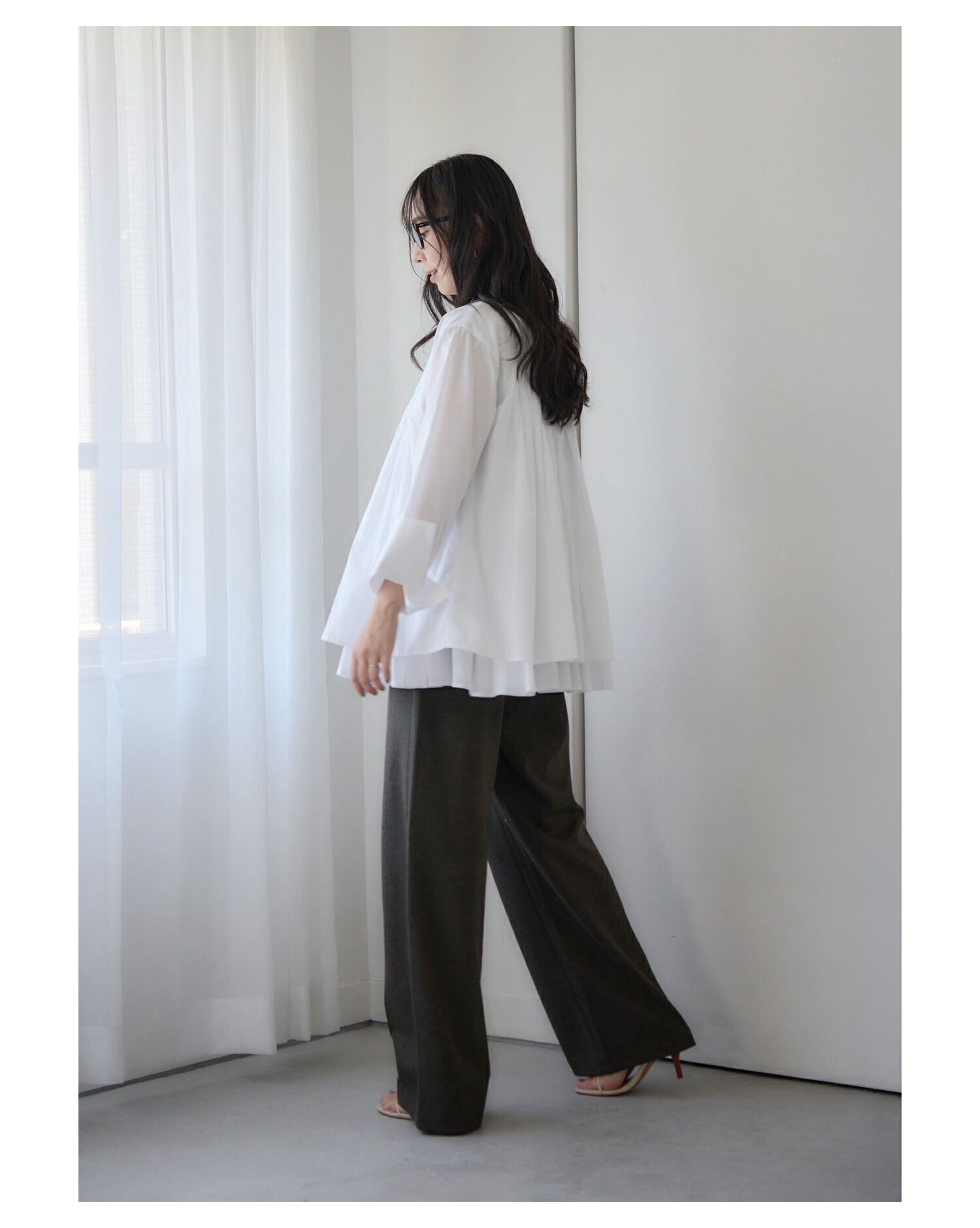 楽天市場】SHIORI×MERI ニットベスト＆フレアーブラウス : MERI