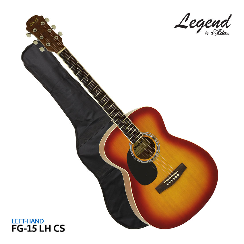 楽天市場】Legend 左利き用アコースティックギター FG-15 LH CS