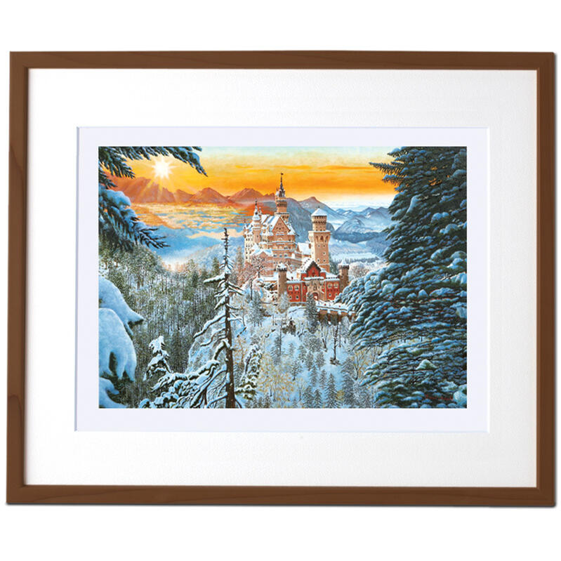 楽天市場】複製画 新品 額入り 障害者 アート 古城 絵画 インテリア