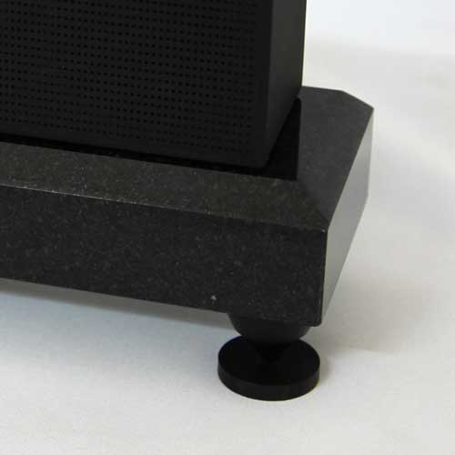 楽天市場】小型スピーカー用 黒御影石オーディオボード厚み30