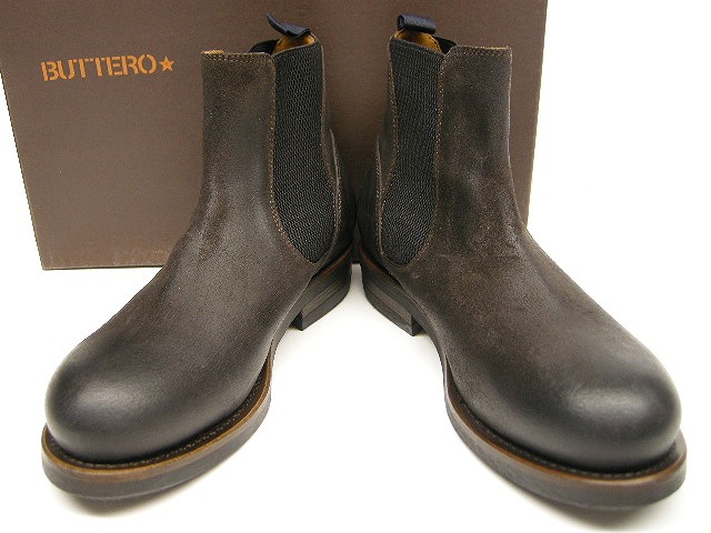 楽天市場】【BUTTERO(ブッテロ)】【スエードレザーサイドゴアブーツ