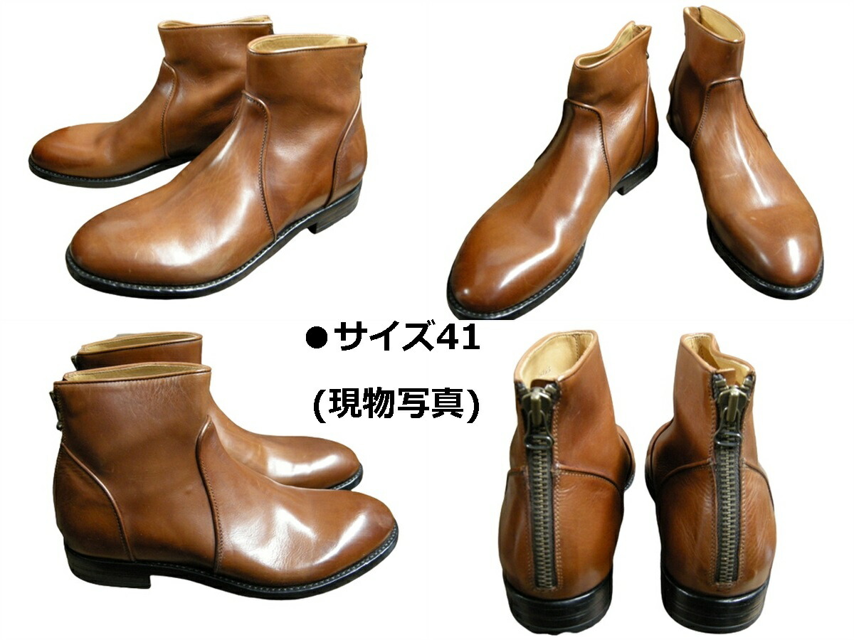楽天市場】【BUTTERO/ブッテロ/ビンテージ加工/バックジップブーツ