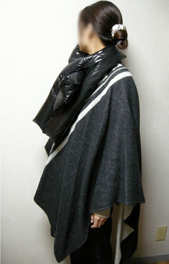 楽天市場】【MONCLER/モンクレール/ダウンマフラー付きウールニット