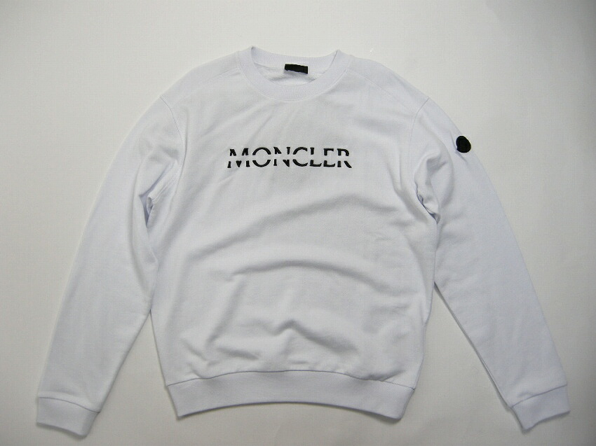 楽天市場】【MONCLER/モンクレール/SWEAT SHIRT/刺繍ロゴ スウェット