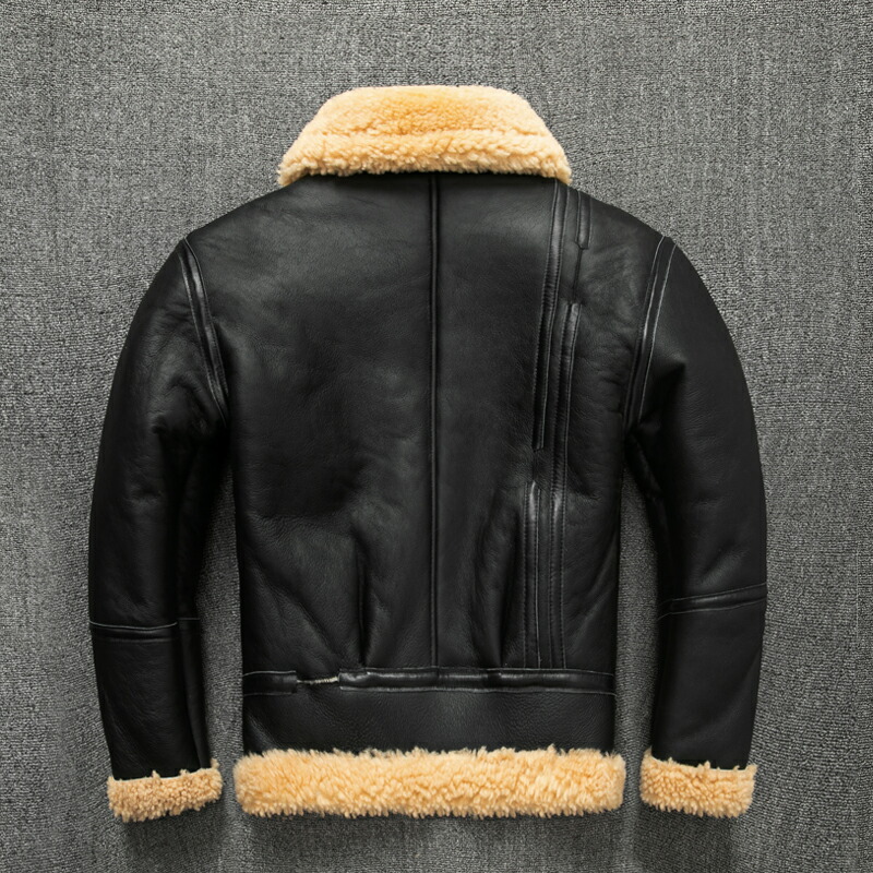 楽天市場】極美品 本革 防寒性バッチリ 暖か毛皮 高級シープスキン羊革