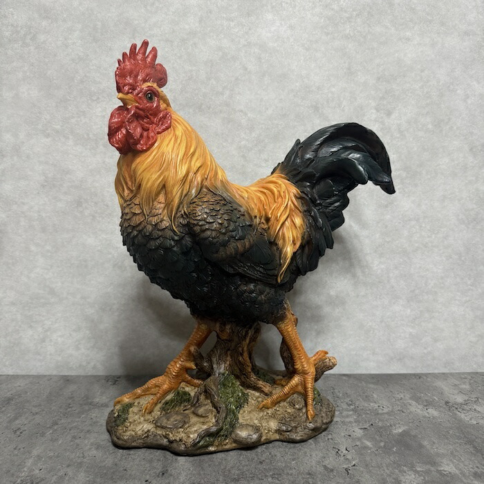 楽天市場】置物 鳥 かわいい オブジェ 北欧 動物 特大ニワトリ 鶏 高さ