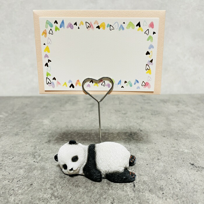 楽天市場】メモスタンド パンダ woobia ウービア かわいいメモクリップ