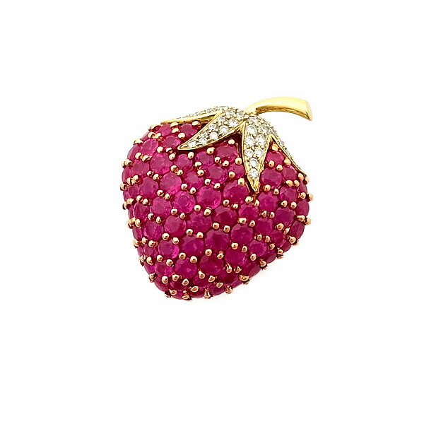 楽天市場】【緑屋質屋】ティファニー イチゴモチーフ ルビー・ダイヤ