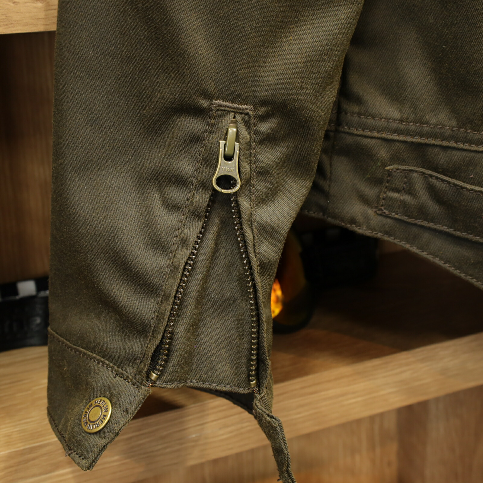 楽天市場】MERLIN マーリン ワックスコットン フライトジャケット