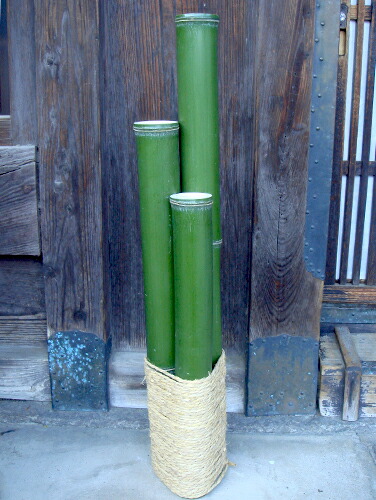 楽天市場】青竹門松（左右2台セット） : 三木竹材店