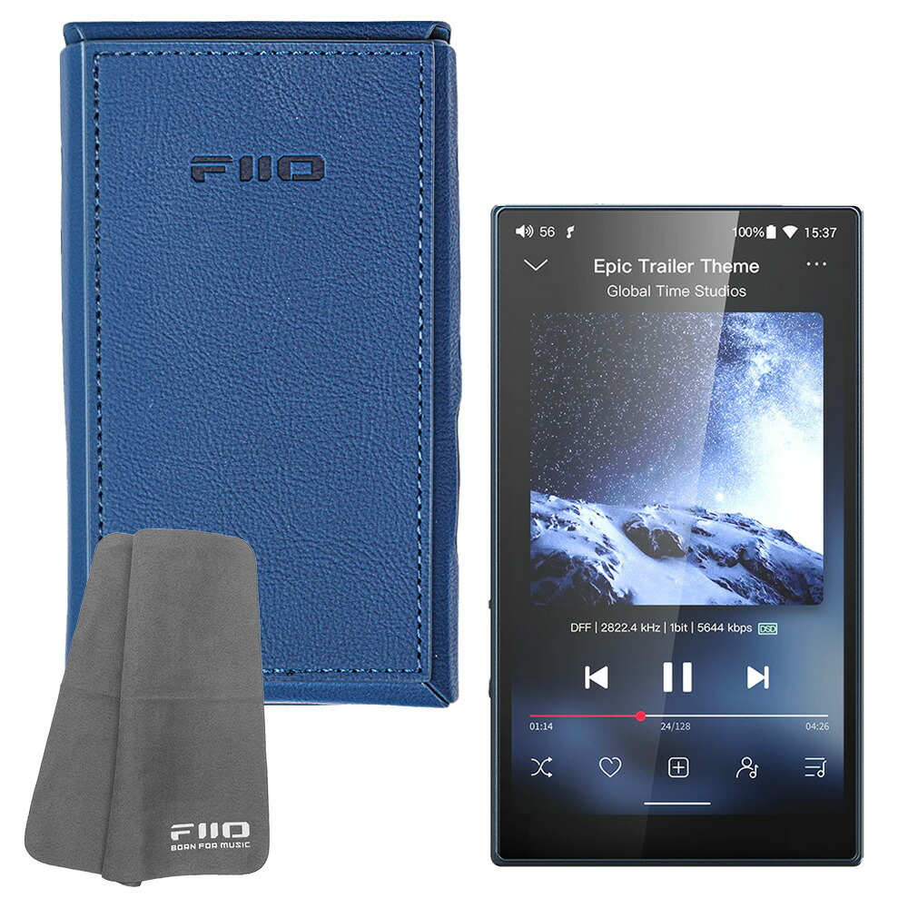 楽天市場】FIIO デジタルオーディオプレーヤー M21 ブルー + 専用