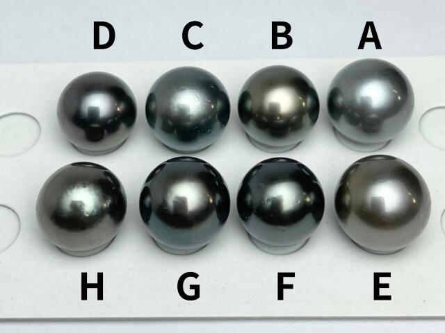 楽天市場】K18/K14WGタヒチ黒蝶真珠ペンダントトップ【11mm-12mm