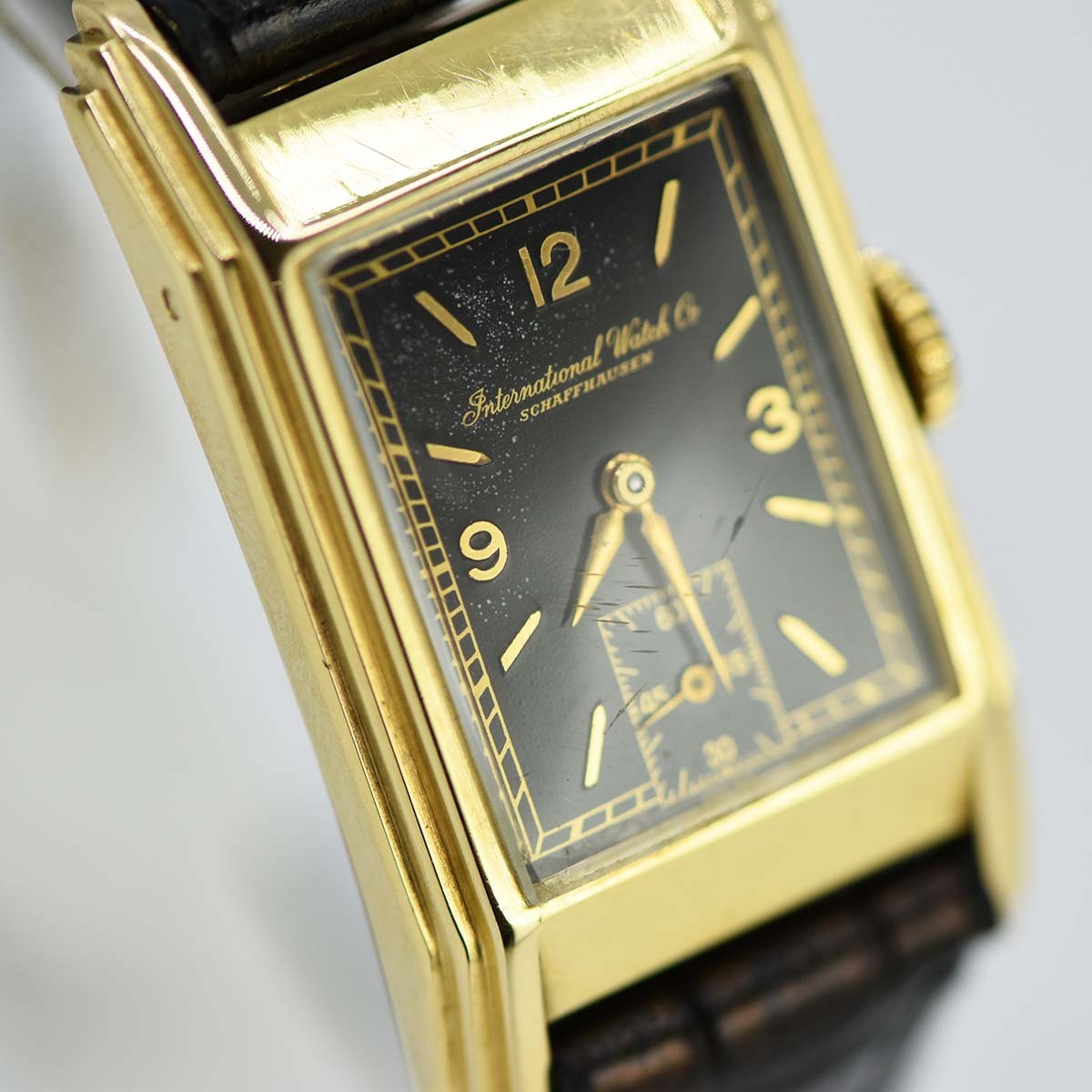 楽天市場】質屋 希少 腕時計 IWC インター レクタンギュラー Cal.87