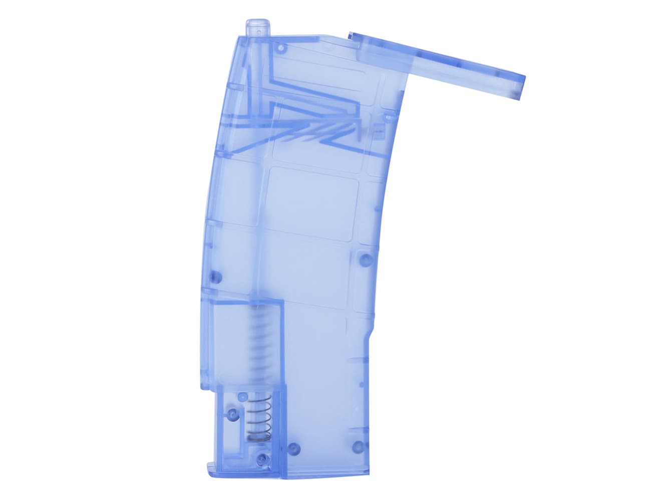 楽天市場】WoSporT P-MAG型 BBローダー 450Rds◇ブルー Pマグ風 BB弾