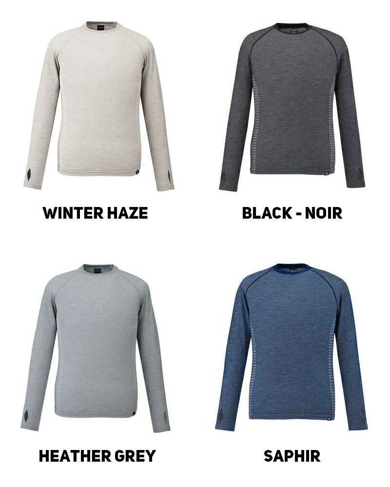 楽天市場】【公式】 ミレー (Millet) ワッフル ウール クルー MIV01905