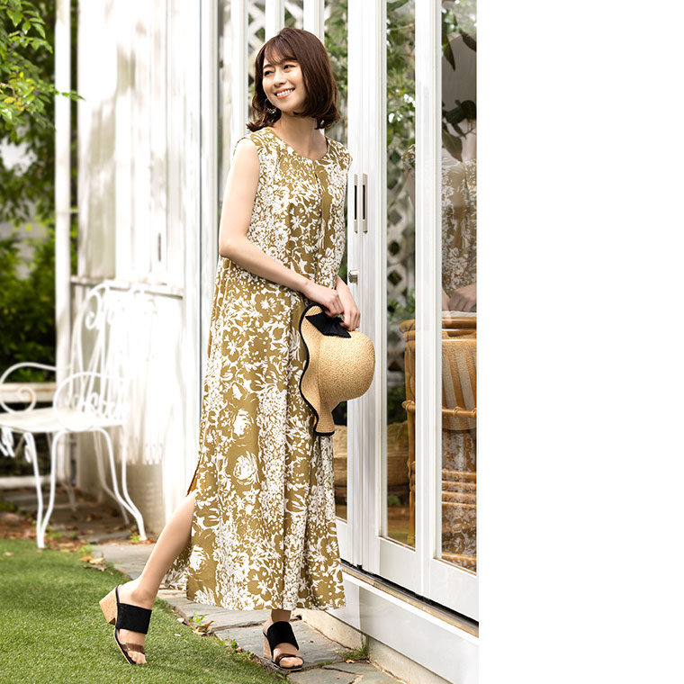 楽天市場】ワンピース ：クレア 4WAYマキシ丈ワンピース ラグ