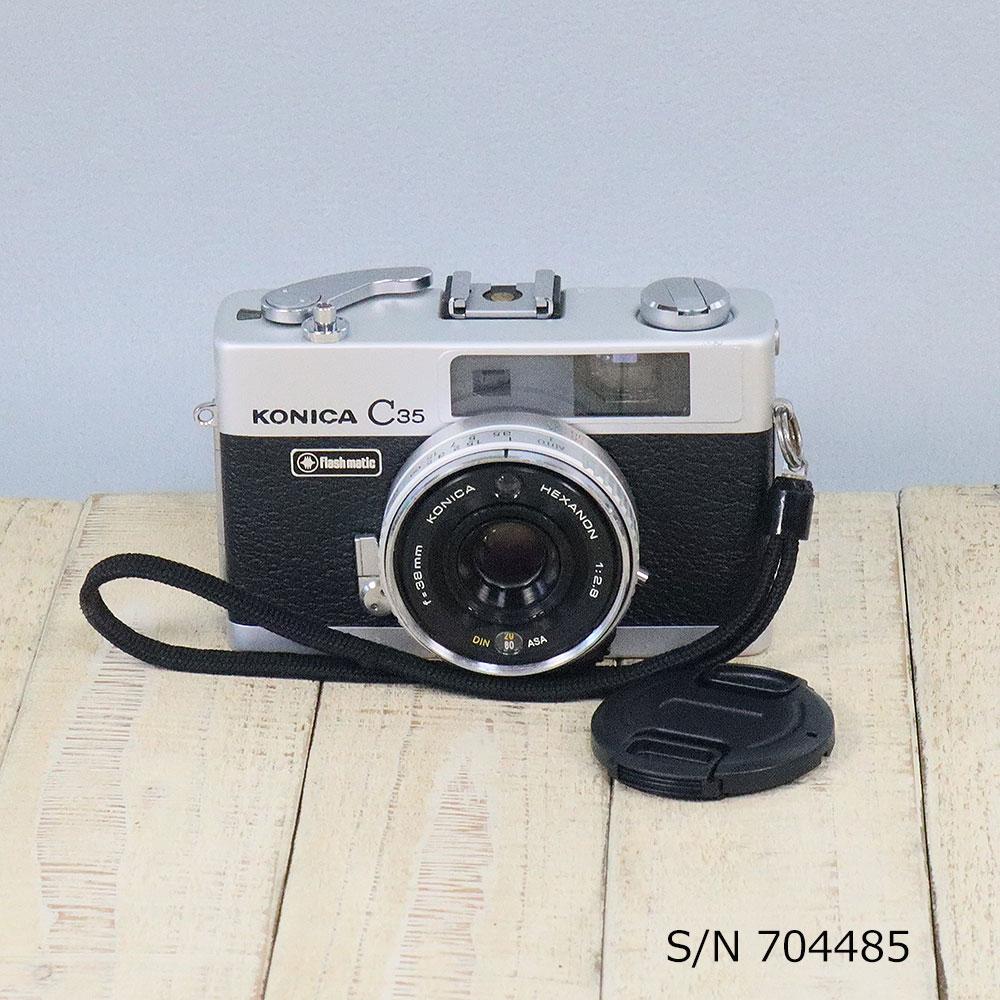 楽天市場】【整備済】【保証付 】 コニカ KONICA C35 Flashmatic S/N