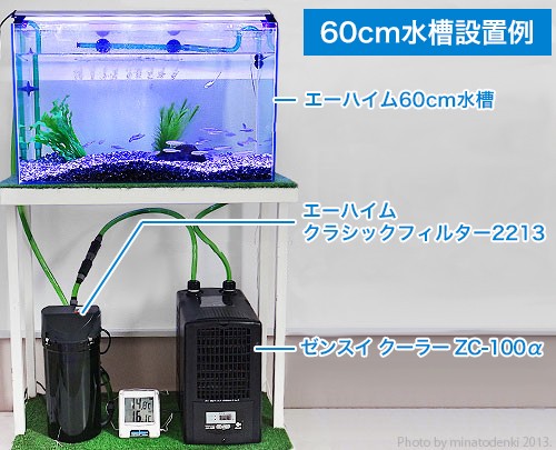 楽天市場】ゼンスイ 水槽用クーラー ZC-100α (冷却水量100L以下/淡水