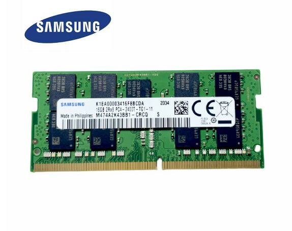 楽天市場】DDR4 16GB SODIMM SAMSUNG製 メモリ 2RX8 PC4-19200 PC4