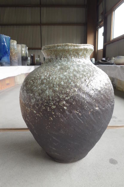 特大の壺 高さ38センチ 特大の壺 高さ38センチ 特大の壺 高さ38センチ