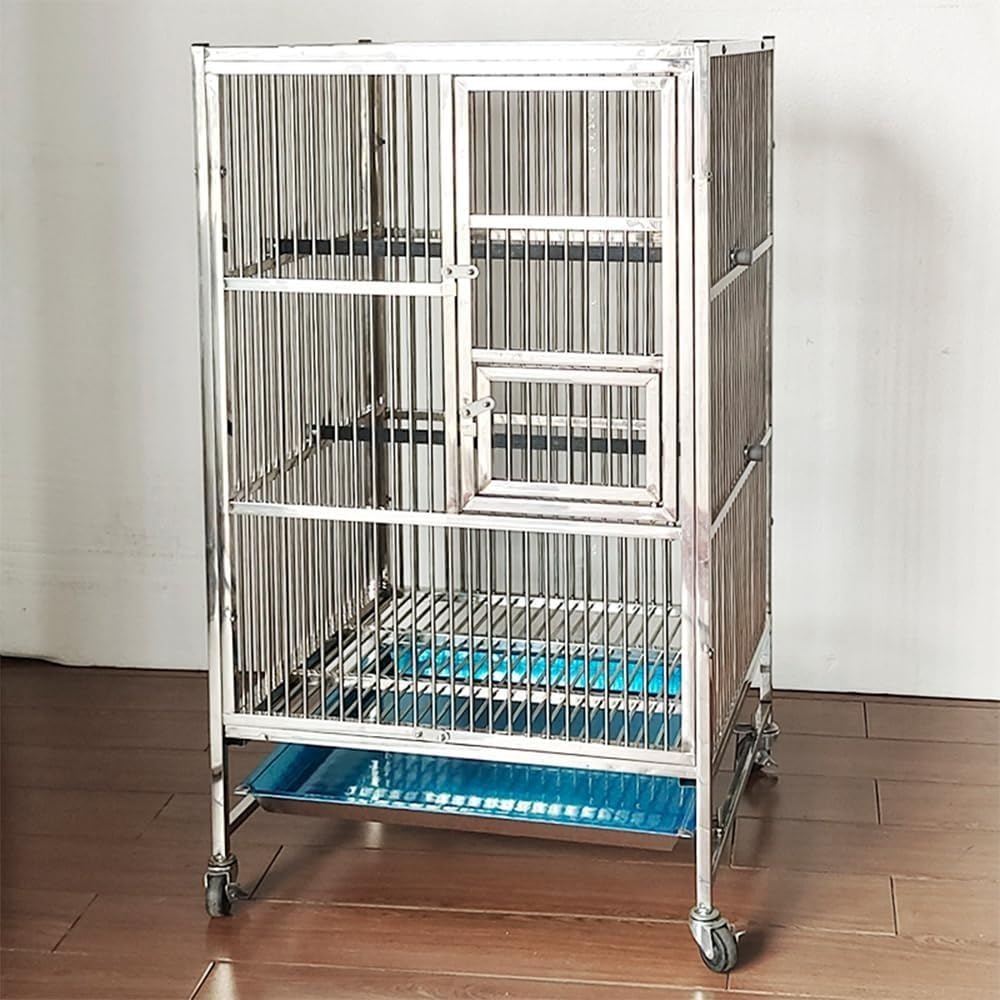 楽天市場】大型 鳥かご セキセイインコケージ 手乗りインコ ステンレス
