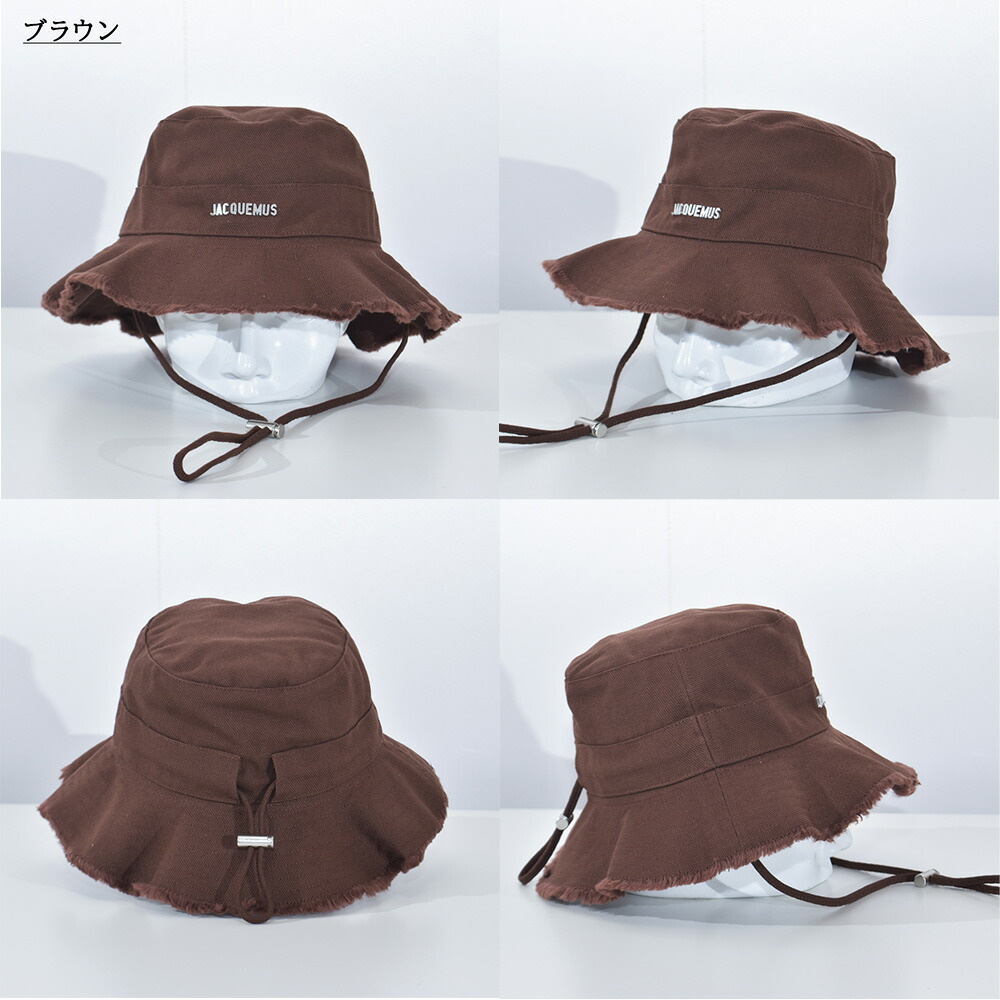 楽天市場】JACQUEMUS 帽子 バケットハット メンズ レディース ブラック
