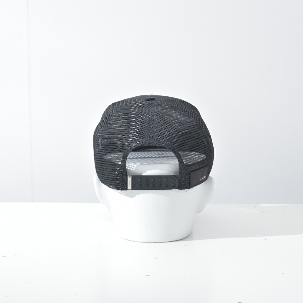 楽天市場】AMIRI アミリ 帽子 キャップ メッシュ ロゴ 黒 ブラック