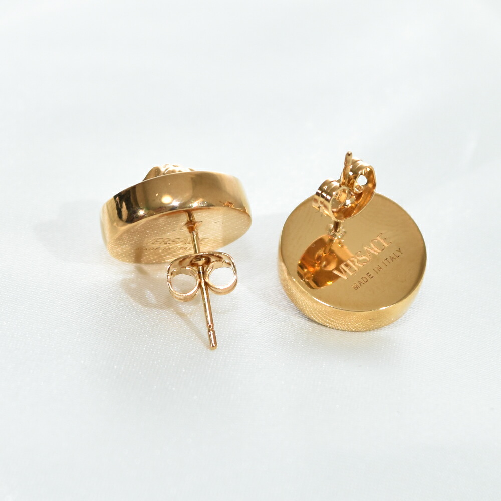 楽天市場】ヴェルサーチ ピアス ゴールド メデューサ レジン ピンク