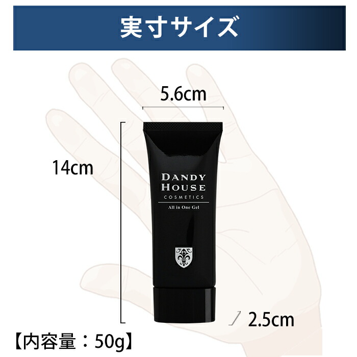 楽天市場】オールインワンジェル ダンディハウス公式 50g メンズ