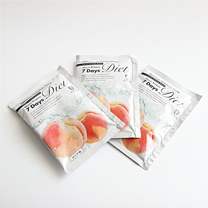 ミスパリ 7 Days Diet23包ピーチ味 お正月太り ダイエット ミスパリ 7