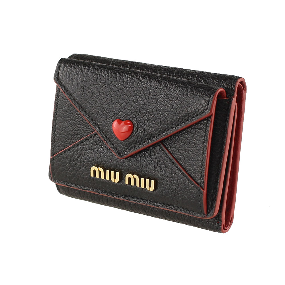 楽天市場】ミュウミュウ 財布 三つ折り ミニ財布 マドラス MIU MIU