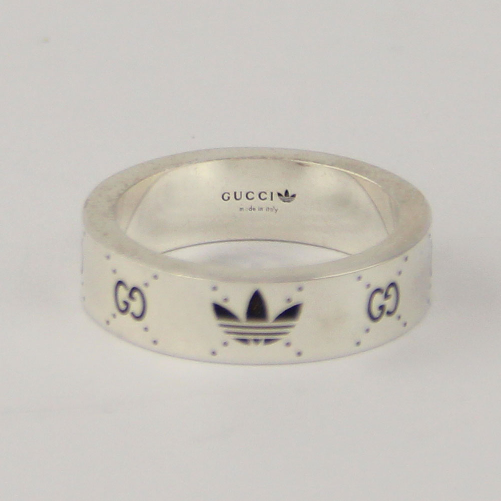 楽天市場】グッチ 指輪 リング フラットバンド アディダス コラボ