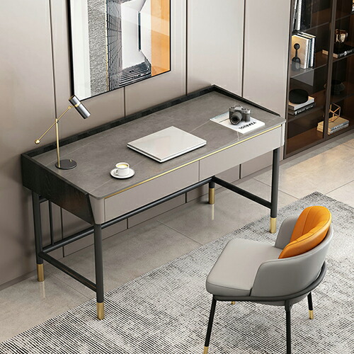 楽天市場】パソコンデスク 引き出し付 収納 120cm幅 デスク 机 100cm