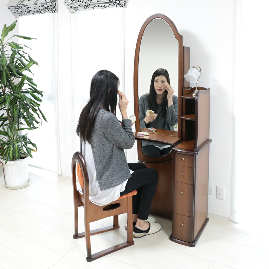 楽天市場】化粧台 鏡台 ドレッサー 全身 姿見 日本製 国産 姿見鏡