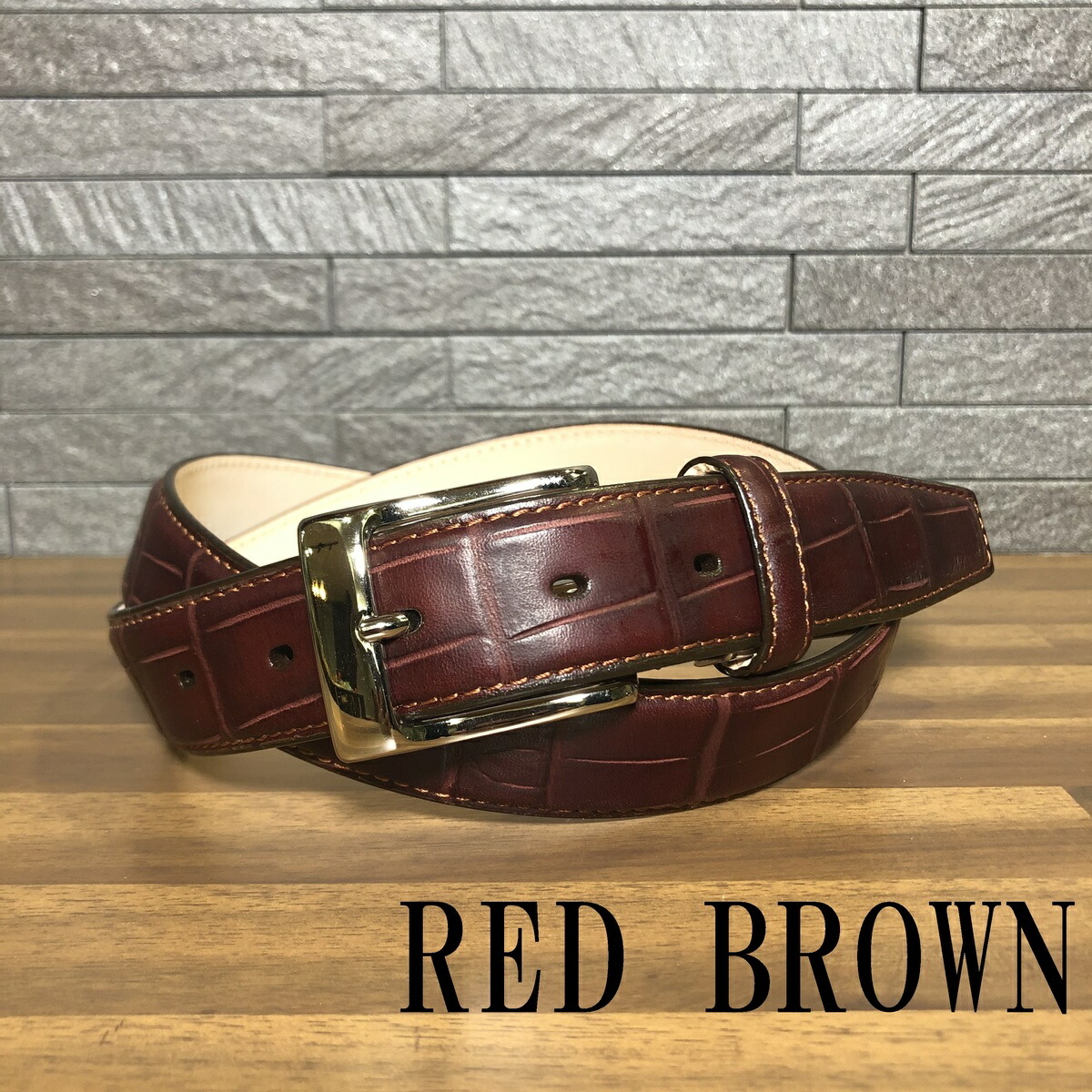 楽天市場】【クロコ型押しビジネスベルト】 ベルト メンズ 日本製 国産