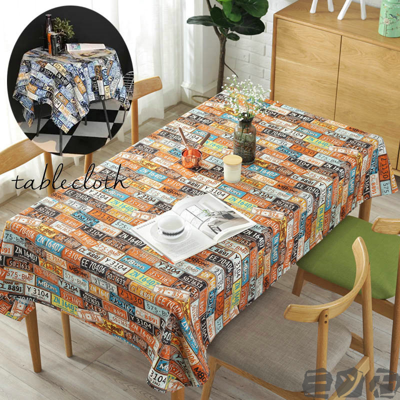 楽天市場】テーブル クロス レトロ デスク マット テーブルクロス