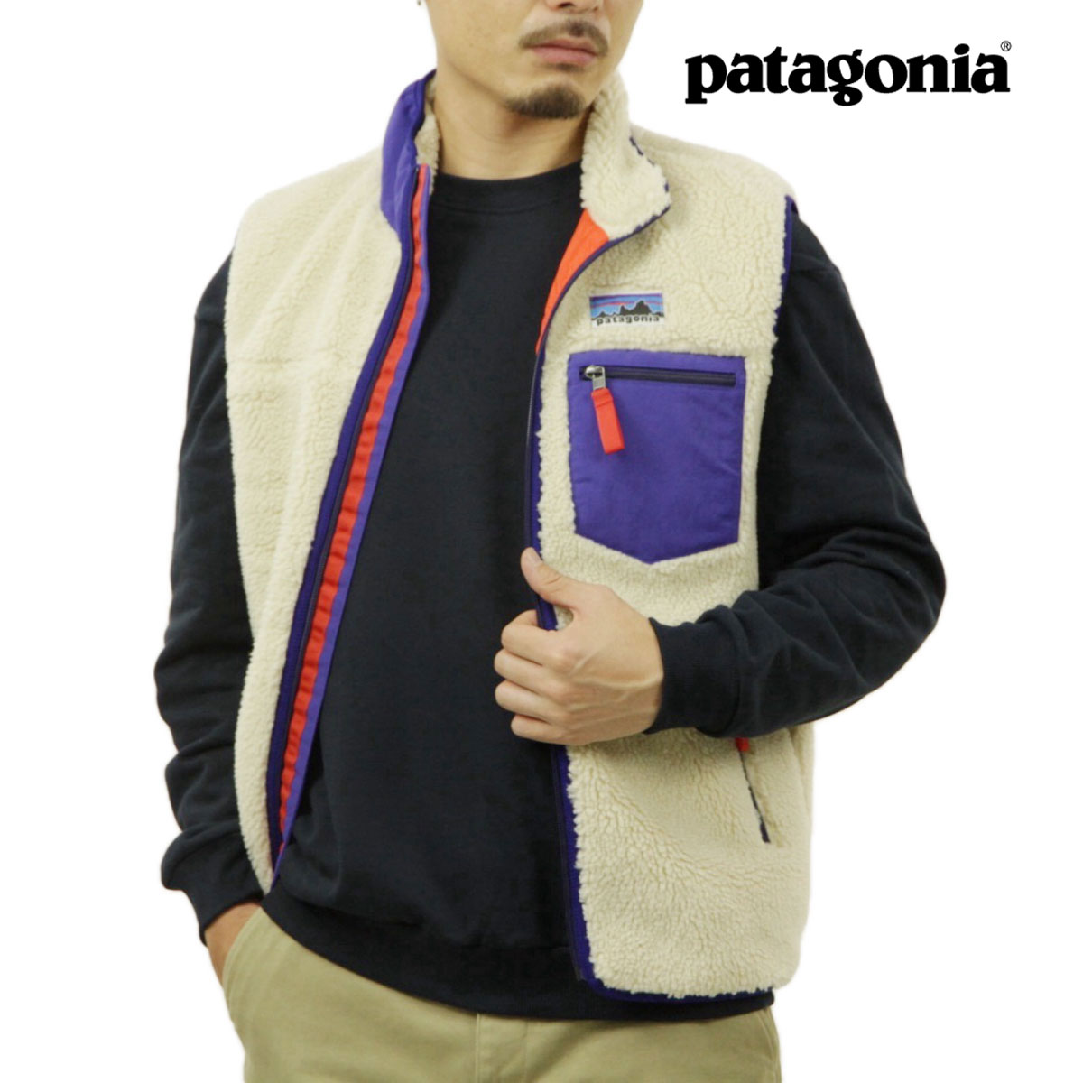 楽天市場】パタゴニア メンズ フリースベスト 正規品 patagonia レトロ
