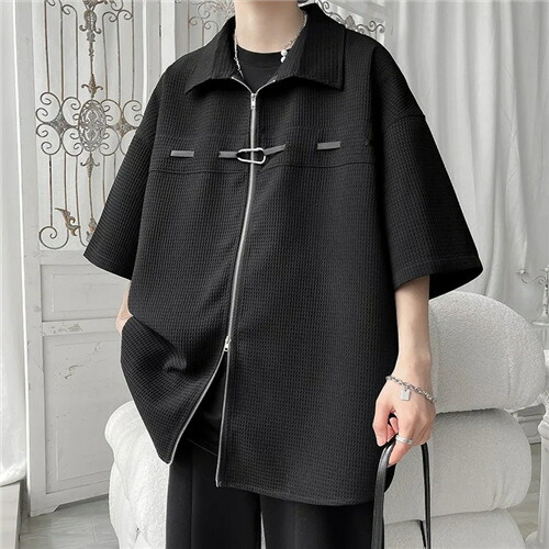 楽天市場】tシャツ 半袖 メンズ 前開き ブランド シンプル カジュアル